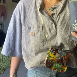 RARE 80s Japan PVC Plastic Comic Mini Bag🐉